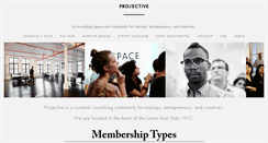 Desktop Screenshot of projective.co